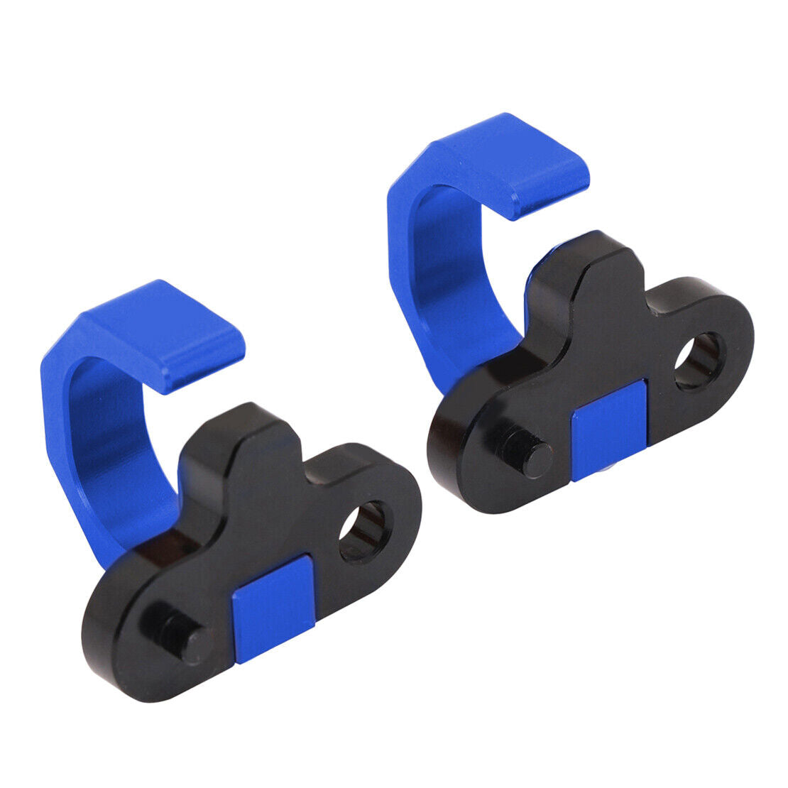 2xBlue Rear Brake Line Hose Snap Clamp Fit For Suzuki DR650SE RM250 DRZ250 Hot