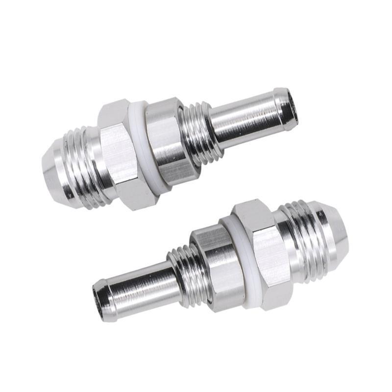 Hose Barb Bulkhead Barbed Tube Pipe Fitting Coupler Connector For Fuel Gas Water