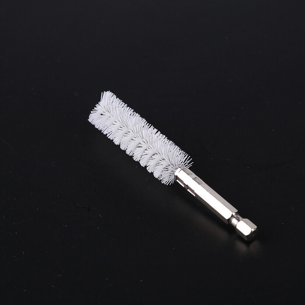 2pcs/Set Universal Impact Drivers Pipe Cleaning Nylon Brushes w/ Hex Shank
