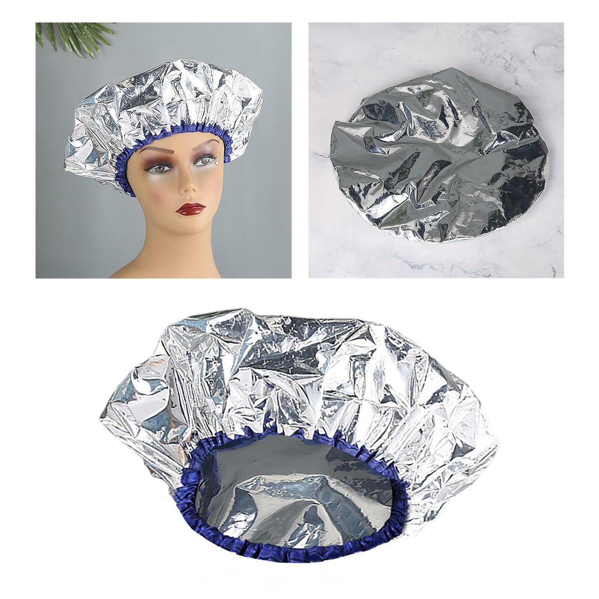 10Pcs Heat Insulation Tin  Hat Professional Disposable for Bathroom