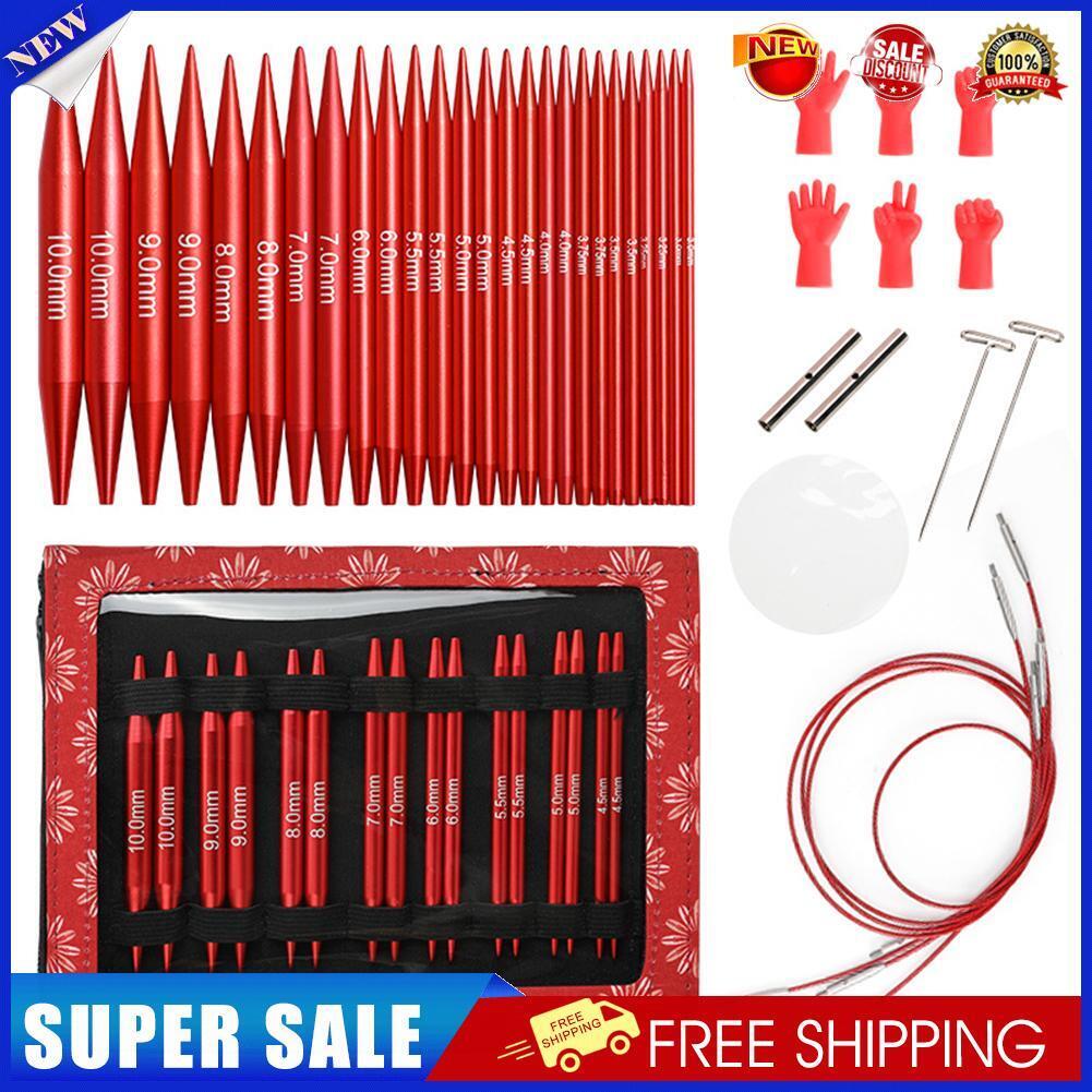 26pcs Alumina Knitting Needles Sweater Knitting DIY Yarn Hand Sewing Craft