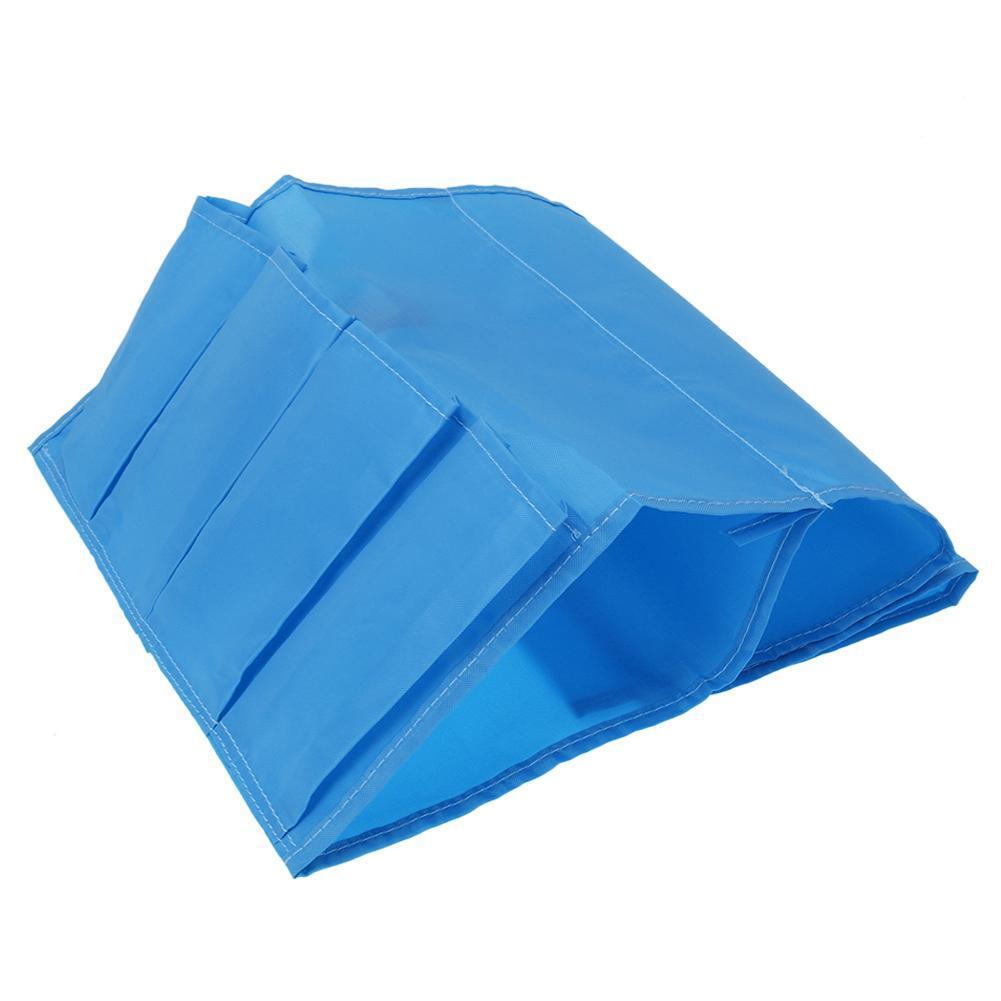 Household Bed Sofa Hanging Storage Bag Foldable Portable Storage Bag(Blue)