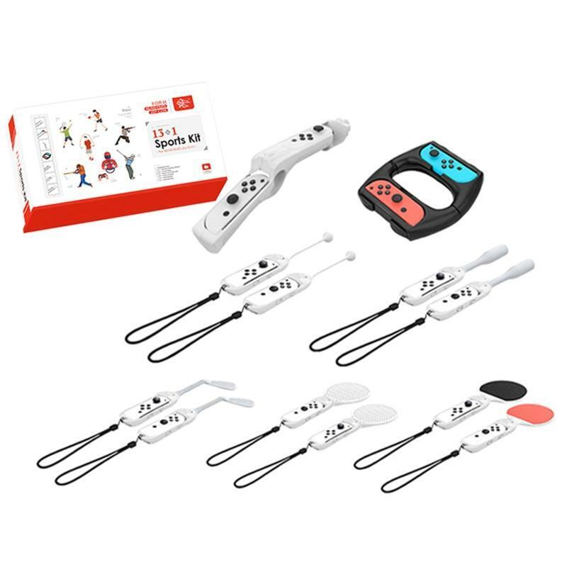 13 in 1 Accessories Kit Sense Shooting Hand Grip Holder for Switch/Switch OLED