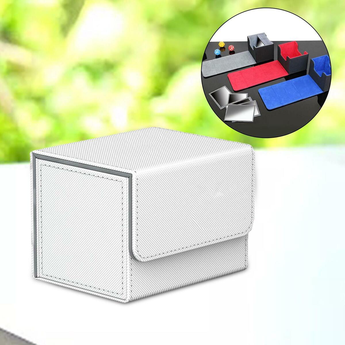 2x 2pcs Durable Trading Card Deck Box Holder Display Organizer for TCG