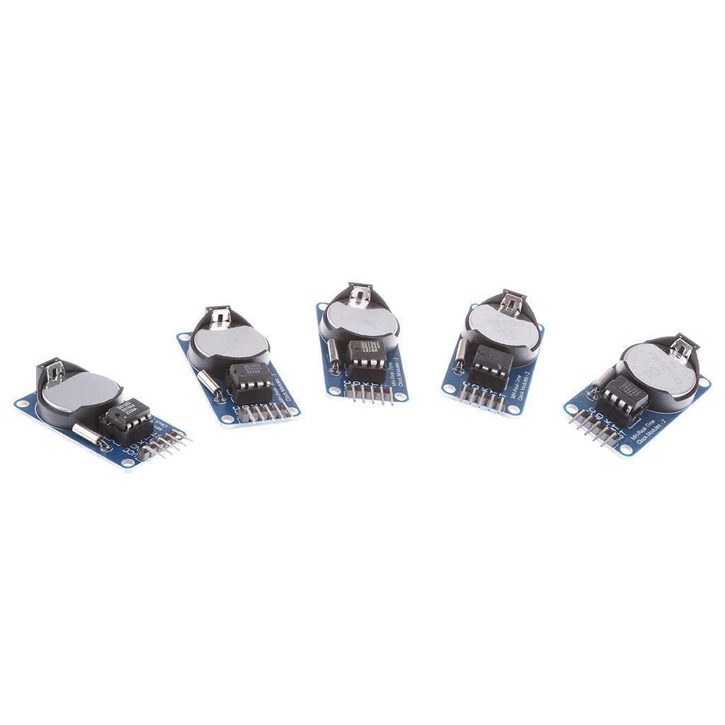 5Pieces Real Time Clock Module DS1302 Memory Board 31x8-bit Storage