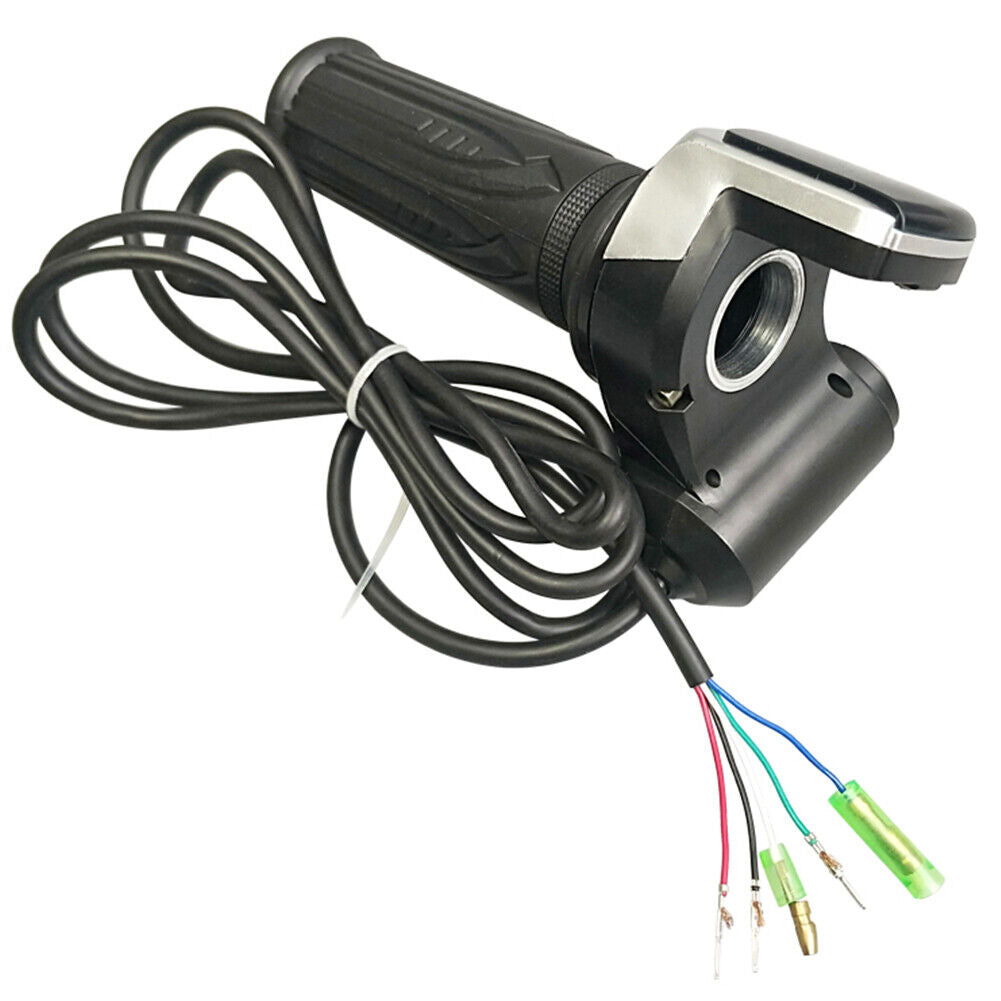 Electric Bicycle Throttle Grip Handle Accelerator with LED Display (48V)
