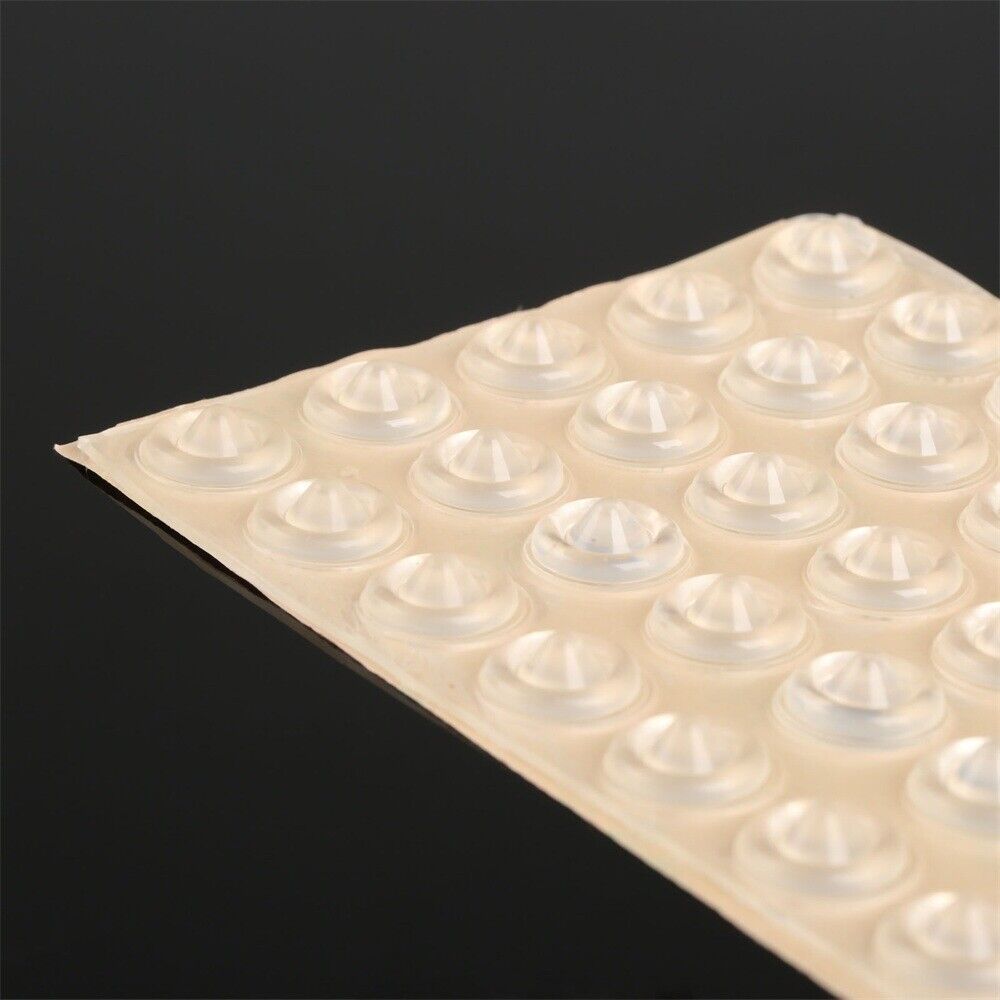 100Pcs Self-Adhesive Door Buffer Pads Protector Stick On Furniture Feet Bumper