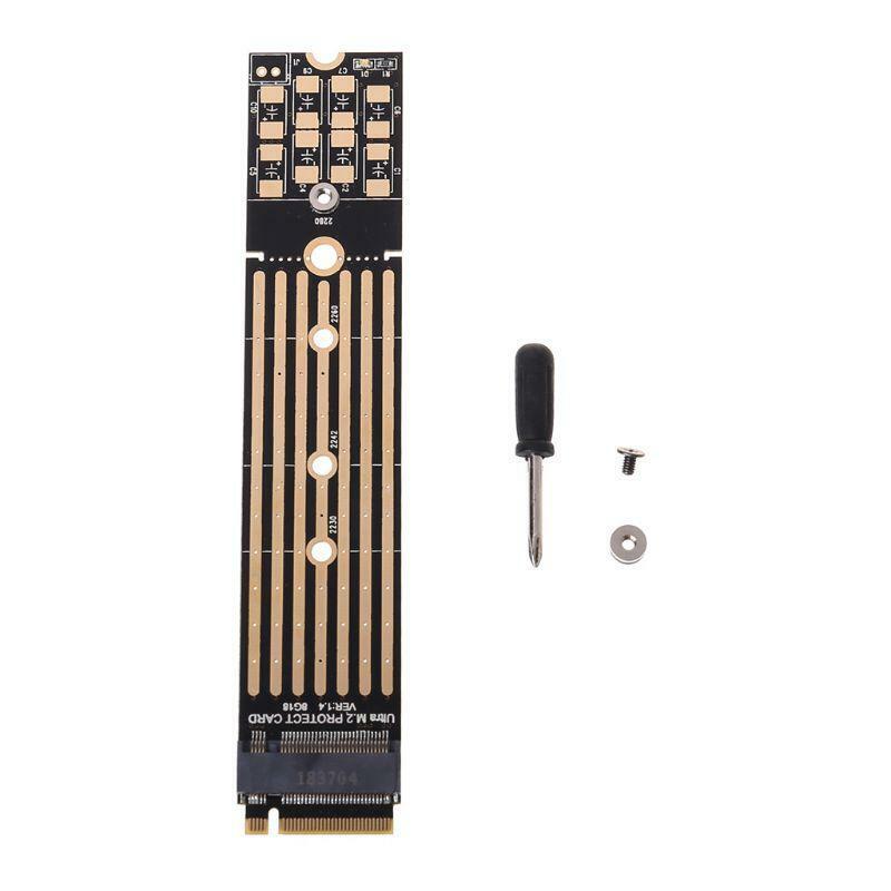 M.2 NVME Extend Protection Card 2280 to 22110 SSD DIY Power-off Protection Plate