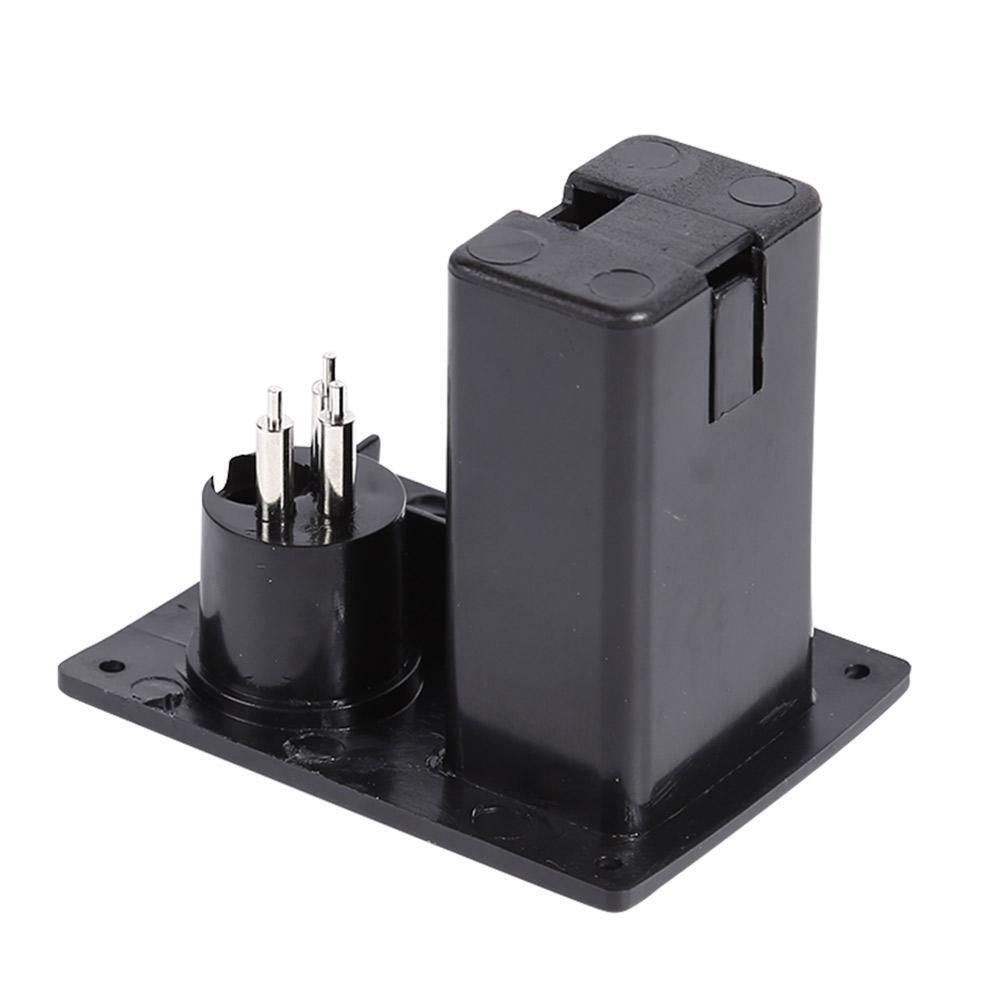 9V Battery Box ABS Compartment for Guitar Equalizer EQ with Connector Plug