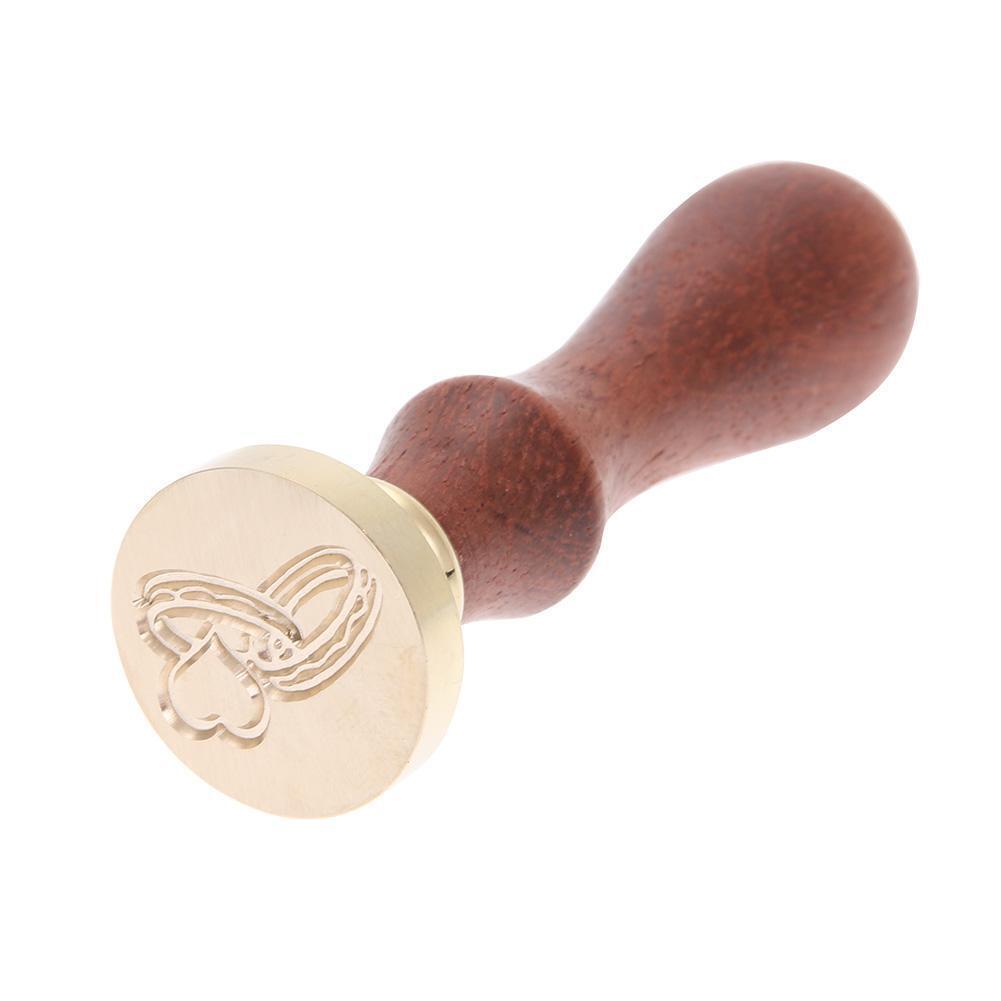 Copper Head Wax Sealing Stamp DIY Envelope Card Decor Seal with Handle(F45)