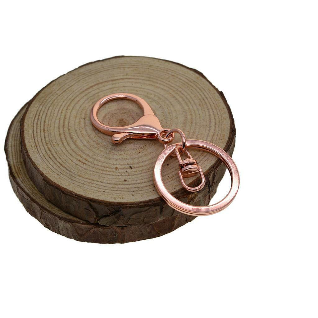 10Pcs Keychain Ring  Claw Clasps  Lanyard  Hook Jewelry Making