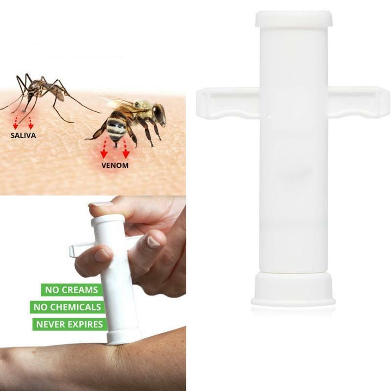 Portable Outdoor Home Anti Itch Reliever Mosquitoes Inset Bug Bite Suction Tool