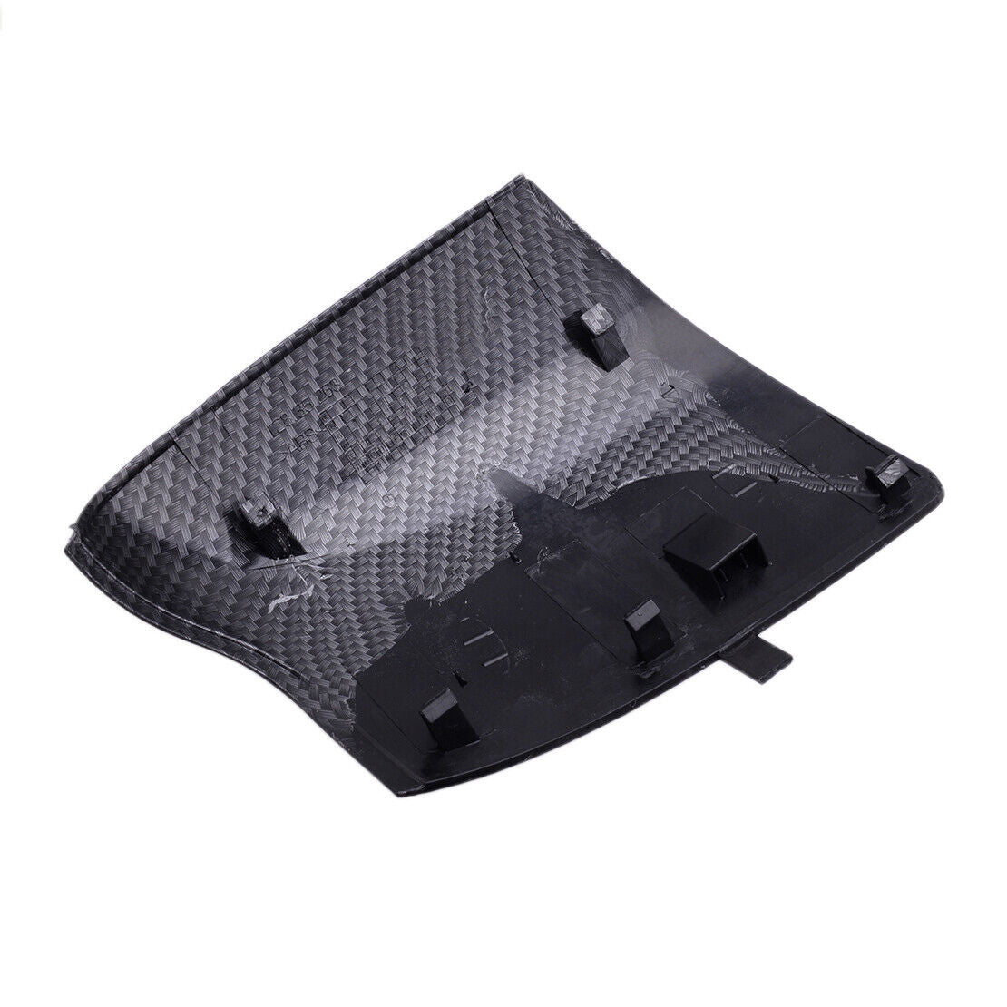 Left Carbon Fiber Style Rear View Wing Mirror Cover Trim Fit For Ford Focus Mk2