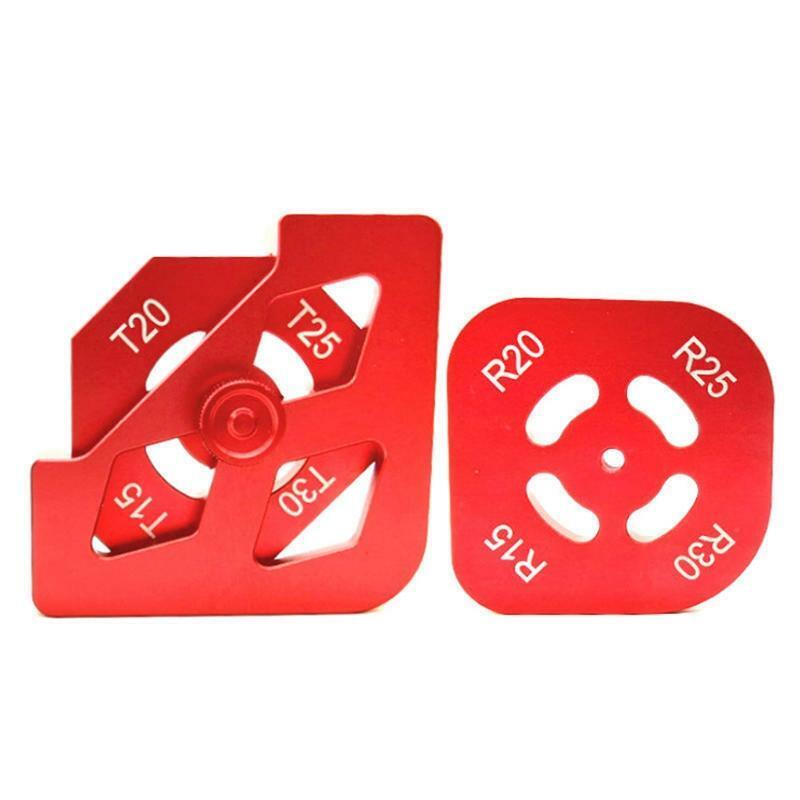 2 Piece Semi-Round Corner Radius Quick Jig R Angle Locator Aluminium Alloy