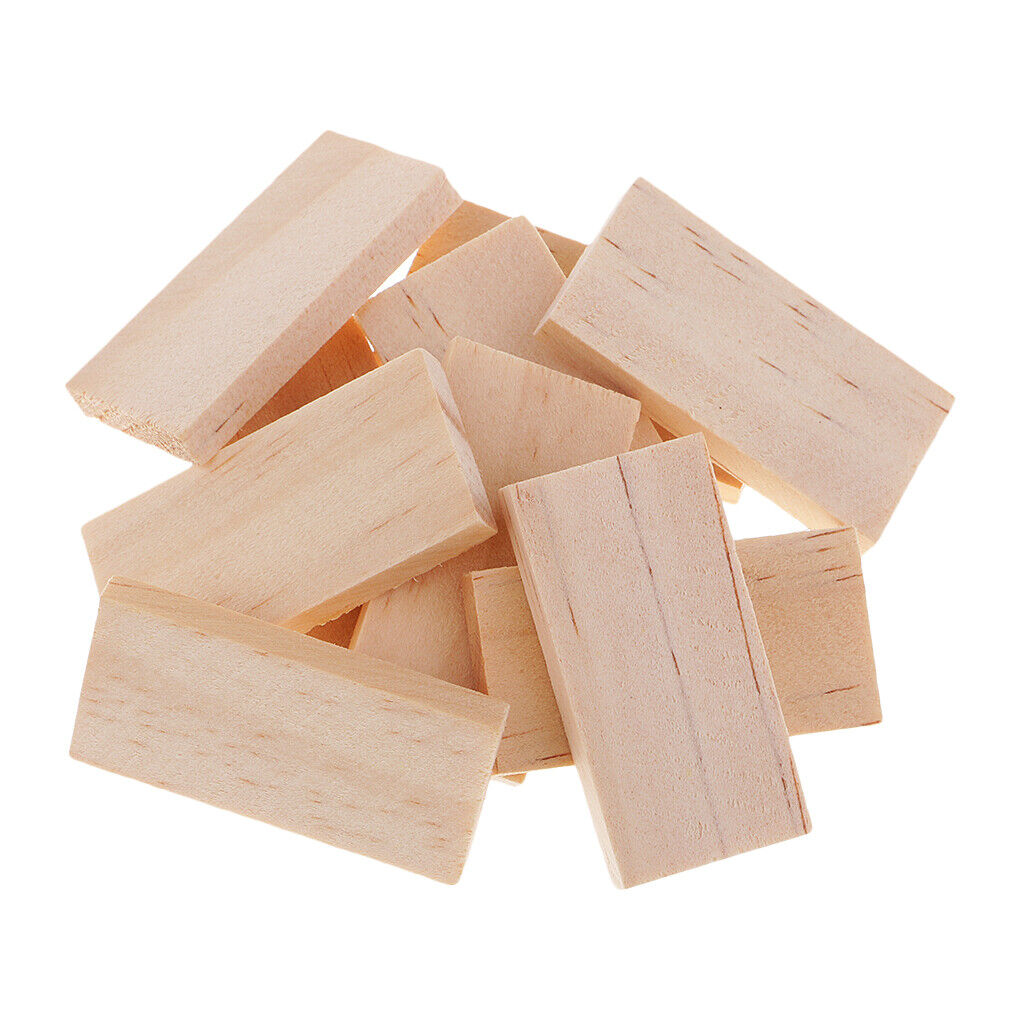 10 Pieces  Unfinished Wooden  Blank Plaques For  Making DIY
