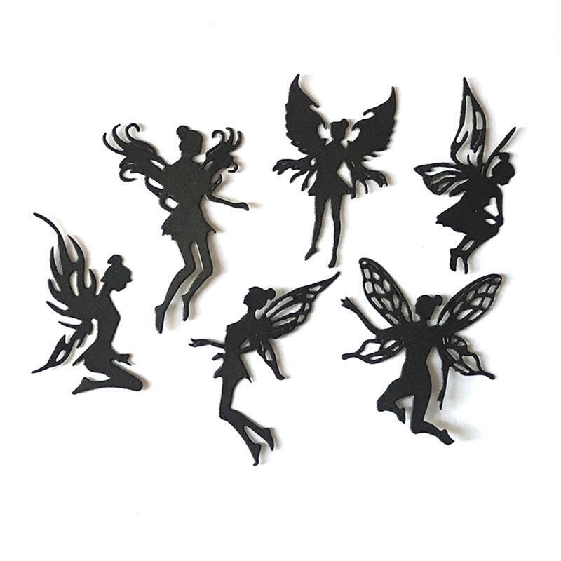 Fairy Angel Set Cutting Dies Stencil Scrapbooking DIY Album Stamp Paper Card