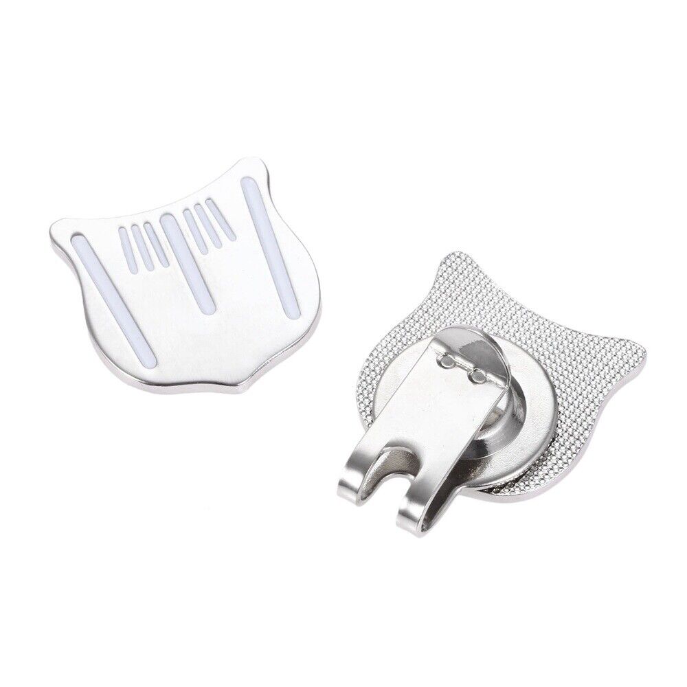 Professional Alloy Golf Cap Clip Detachable Magnetic Ball Marker Aiming Marker