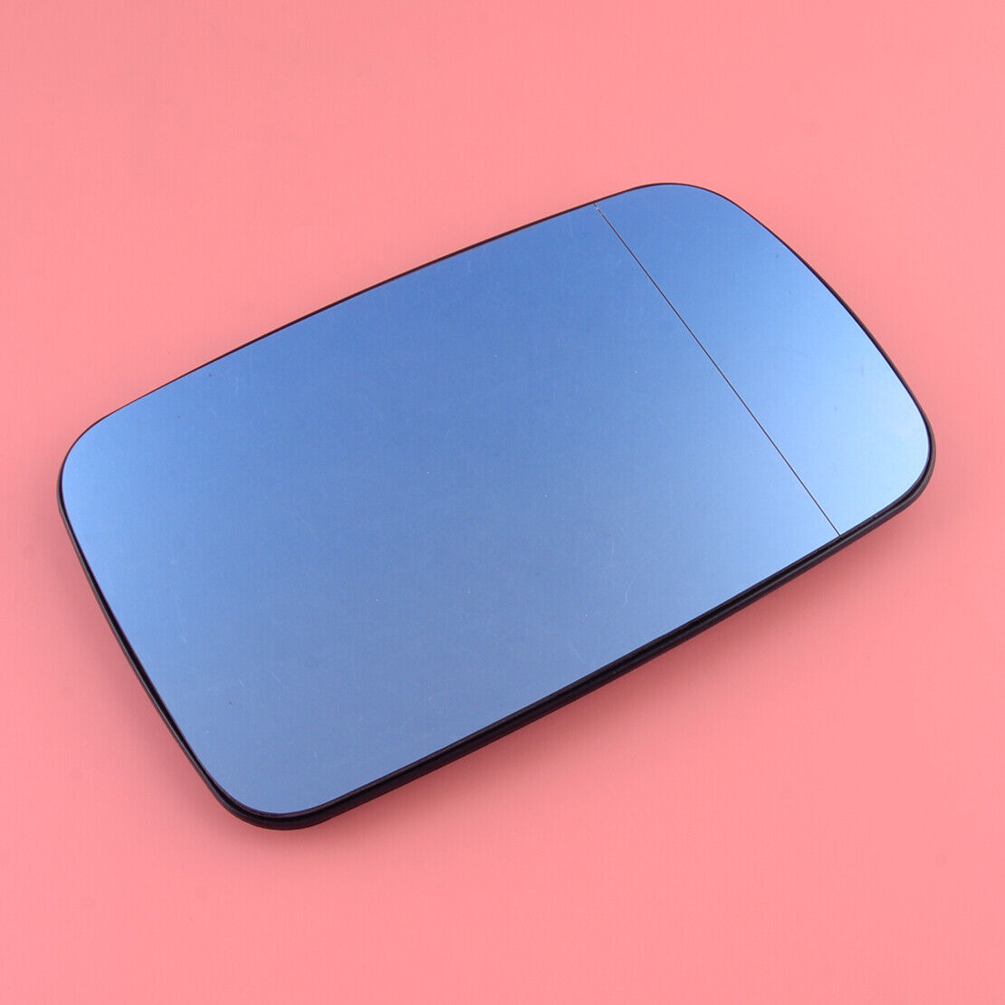 Blue Door Wing Mirror Glass Heated Right Side Fit For BMW E38 95-01 E39 2000-03