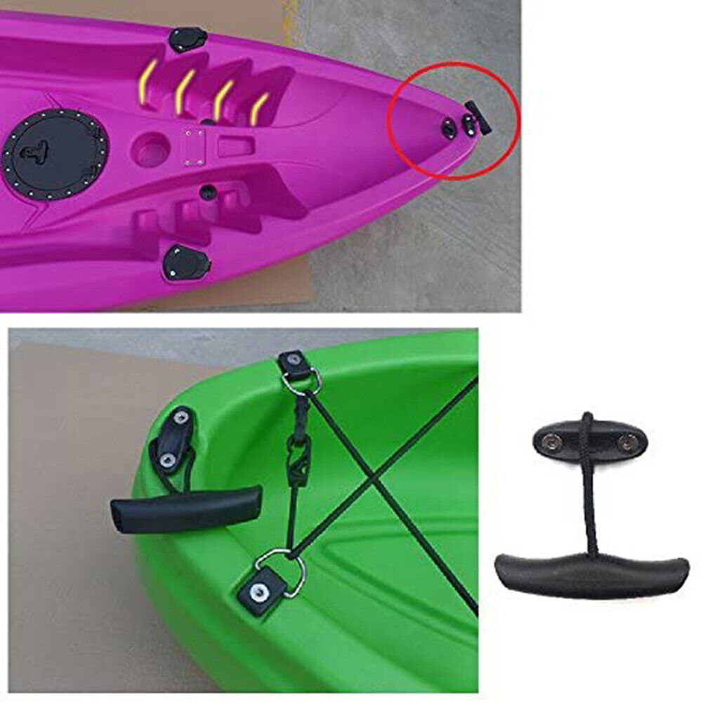 Universal Marine Canoe Kayak T Handle Nylon Dinghy Carry Handle w/ Screws