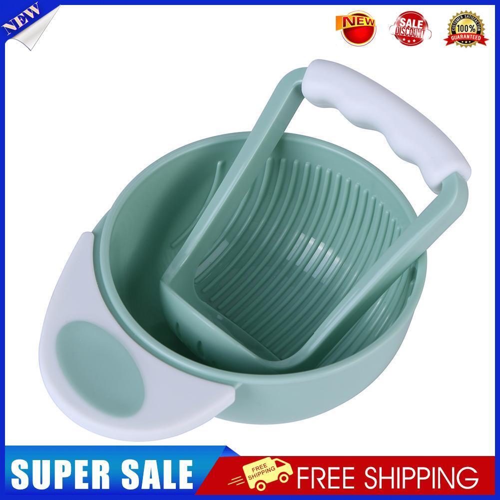 Baby Grinding Set Manual Food Grinder Bowl Rod Infant Fruit Cool Mills Tool