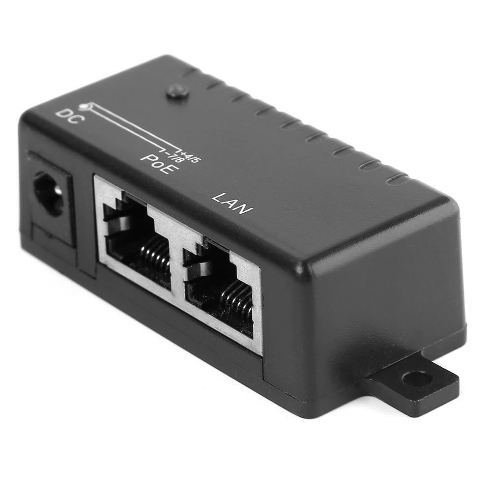 100Mbps POE DC Power Over Ethernet RJ45 POE Injector Splitter Wall Adapter