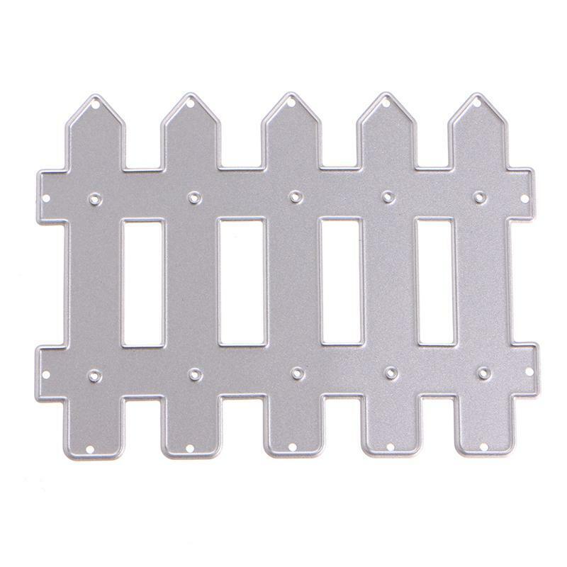 Fence Cutting Dies Stencils Scrapbook Album Embossing Paper Card DIY Craft Decor