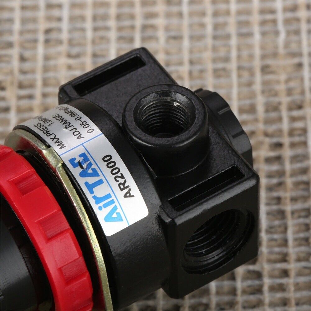 Replace Kit Air Control Compressor PT 1/4" Gauge Pressure Regulator Valve AR2000