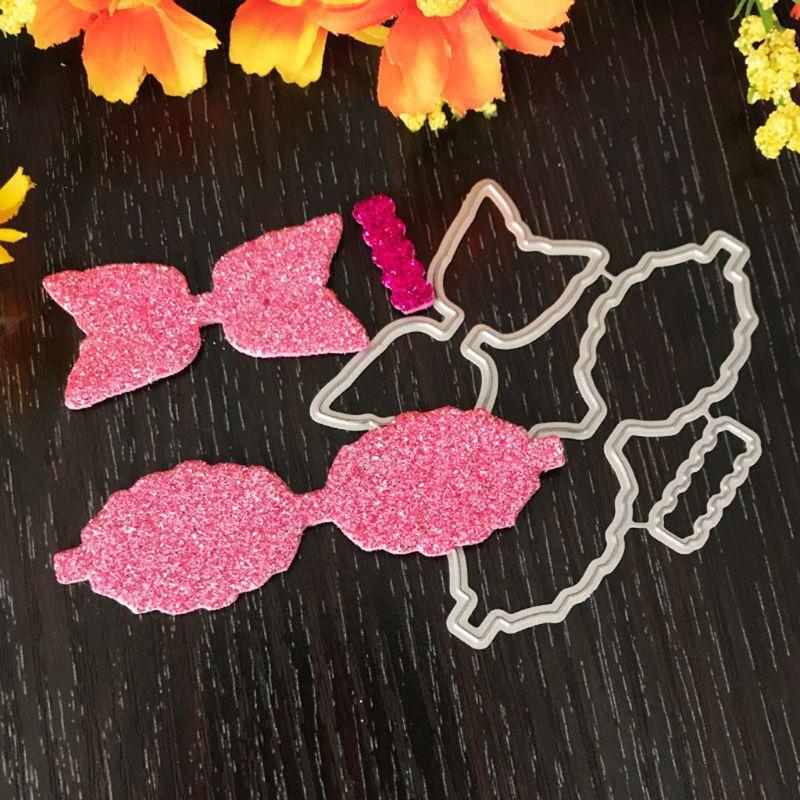 Bow Cutting Dies Metal Stencil Template Mold Carbon Steel Mould Embossing Craft