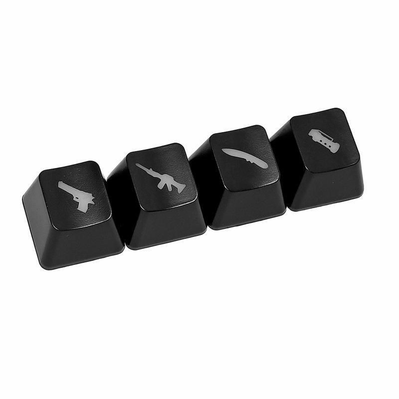 Mechanical Keyboard Key Caps ABS OEM R4 WASD Key Caps Personality Keycap 4PCS
