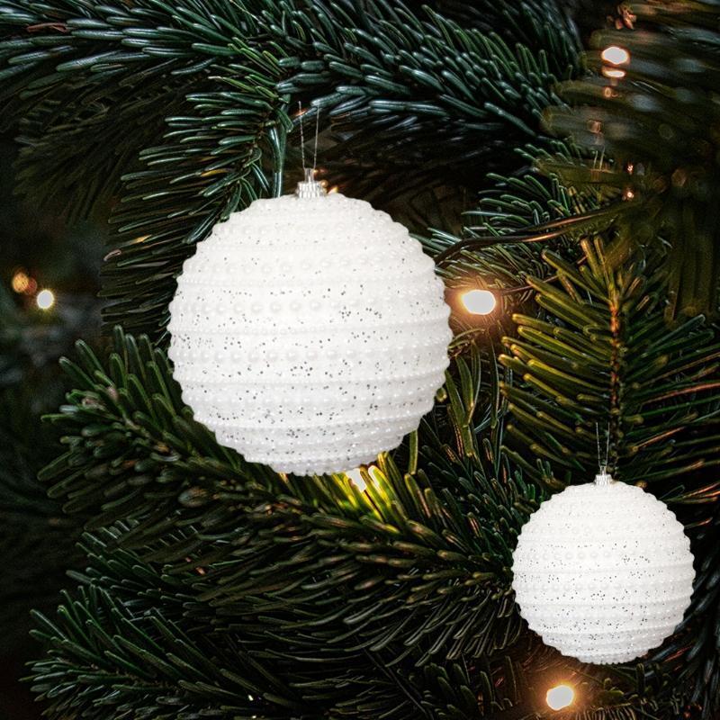Christmas Foam Ball 2 Pack Crafts for Christmas Decoration Hanging Ornaments