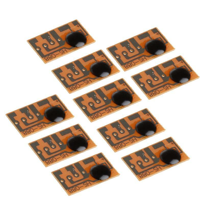 10Pcs Doorbell Three Times Music Sound Board Chip HS-088 Mono Music Voice Module