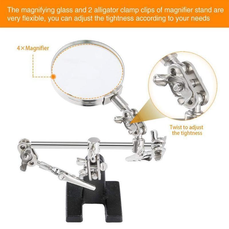 Jewelry Making Kit with Jewelry Wires Magnifier Stand Jewelry Repairing Tools