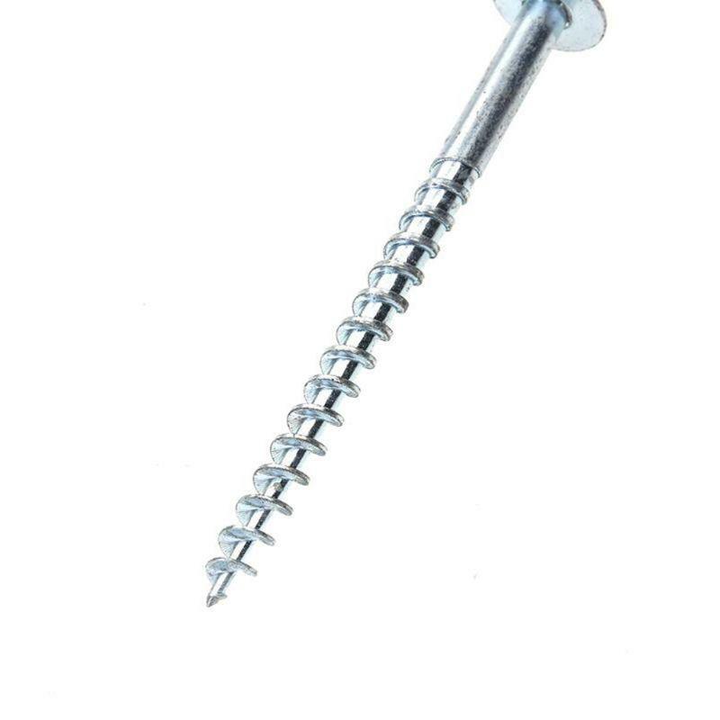 Camping Tent Stake Ice Fishing Screw Rod Stand Screw Thread Ground Anchor Holder