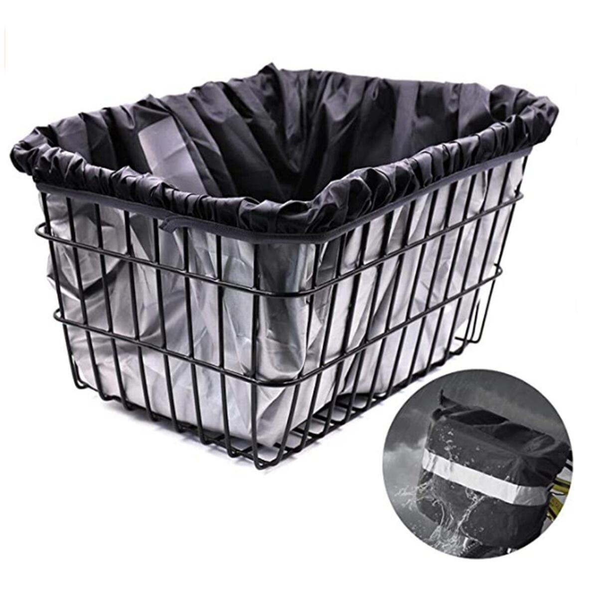 Bicycle Basket Cover Bike Accessories Handlebar Pannier Liner Bag Rain Cover