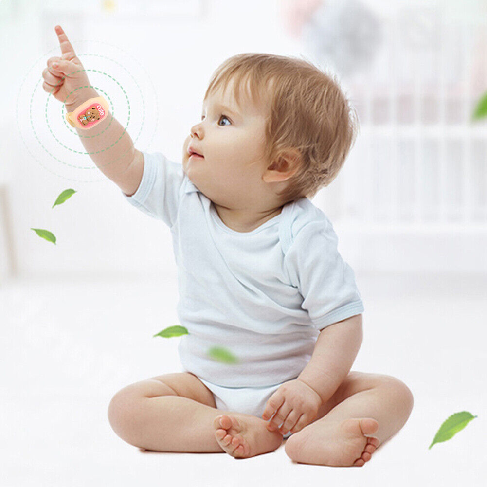 Mosquito Repeller Watch Kids Repellent Glowing Bracelet Random Color (E)