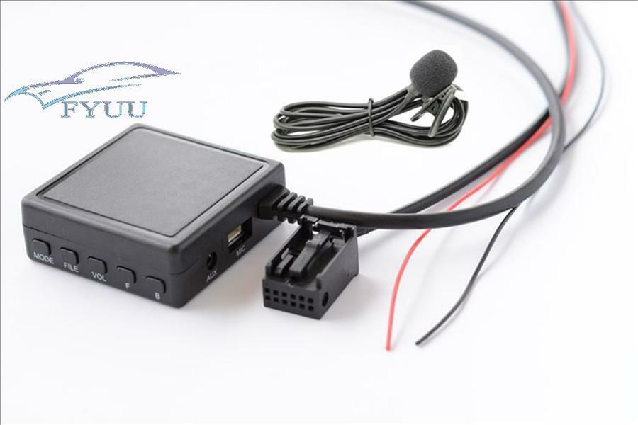 1x Car AUX-IN Bluetooth Wireless Stereo Cable Adapter For BMW X3 X5 Z4 E83 E85