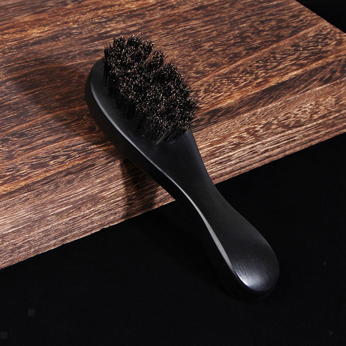 3Pcs Men Beard  Kit Wooden Folding Comb with Dustproof Bag