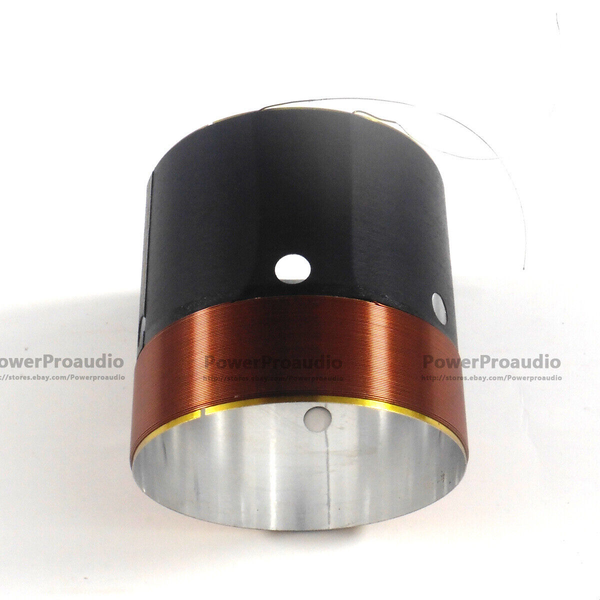 2pcs 75MM Bass Voice Coil Woofer white Aluminum High Power For 15 inch Woofer