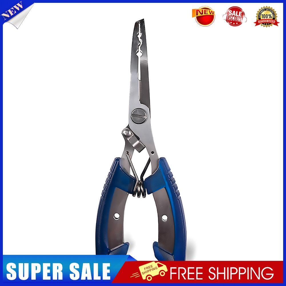 Lure Fishing Cutter Plier Line Scissor Hook Remover Fishing Tackle (Blue)