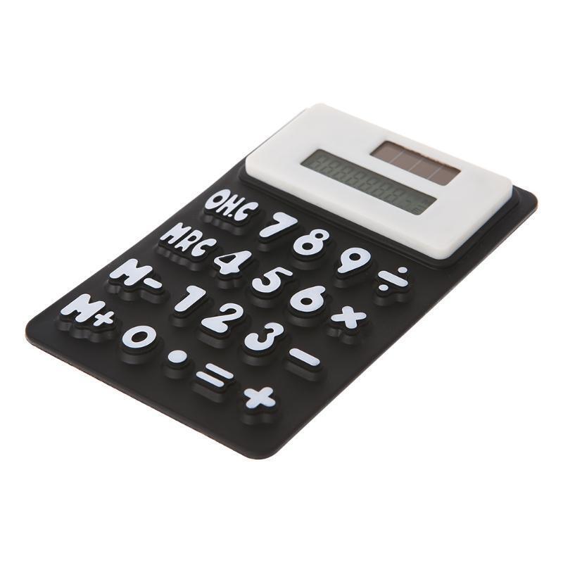 Foldable Pocket Calculator Handheld Solar Silicone Scientific Calculator