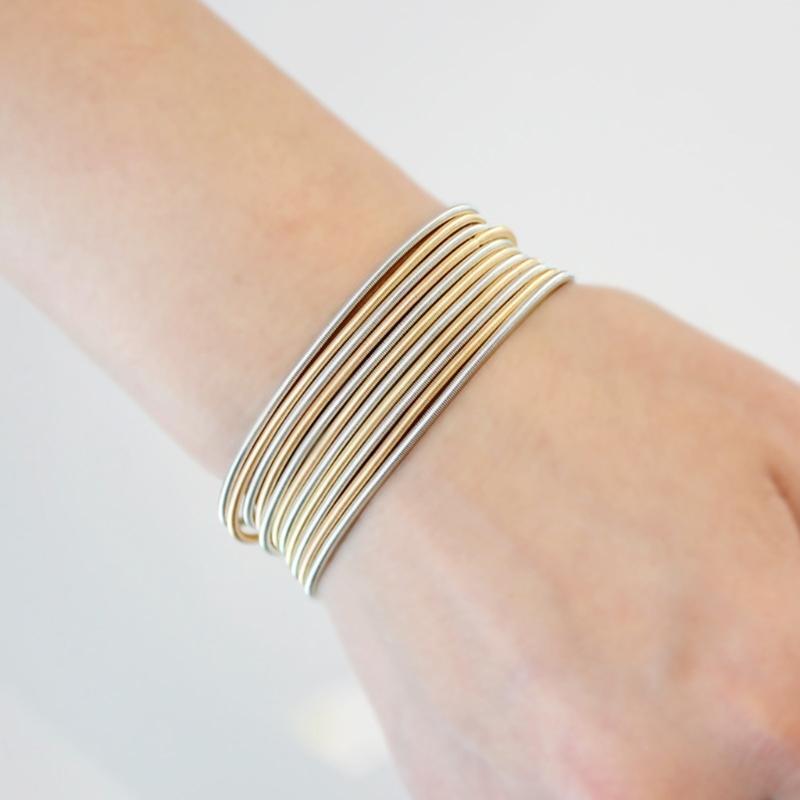 Retractable Bracelet Carbon Steel Wire Bracelet Jewelry Spring Bracelet Coil Set