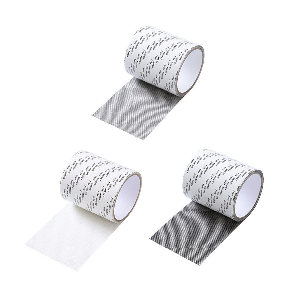 Screen Repair Tape Self Adhesive Mosquito Window Net Repair Patch (Grey)