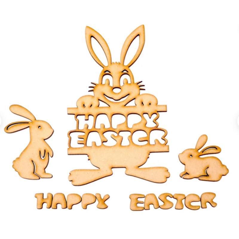Smiling Bunny Metal Cutting Dies Stencil Scrapbooking Album Paper Card Template