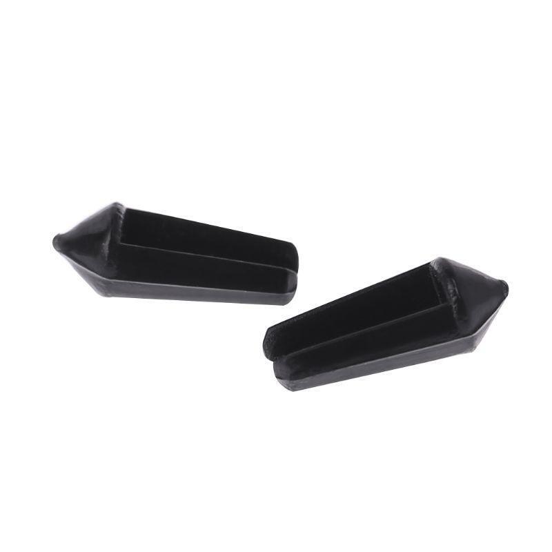 8 Pcs PC Plastic Mini Darts Flights Protectors Black Savers 0.05g Ultra Darts