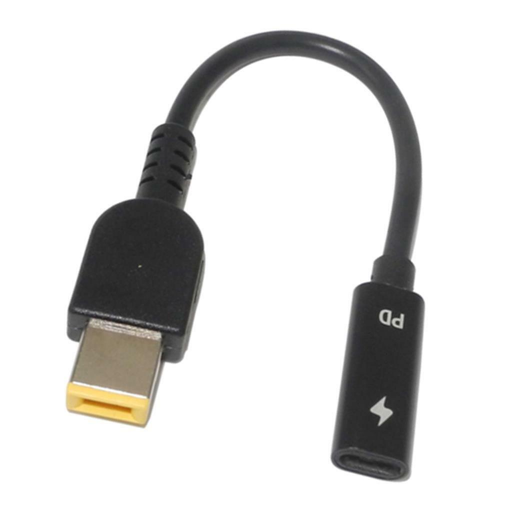 Laptop  Adapter Cable USB  To Square Plug Charger For