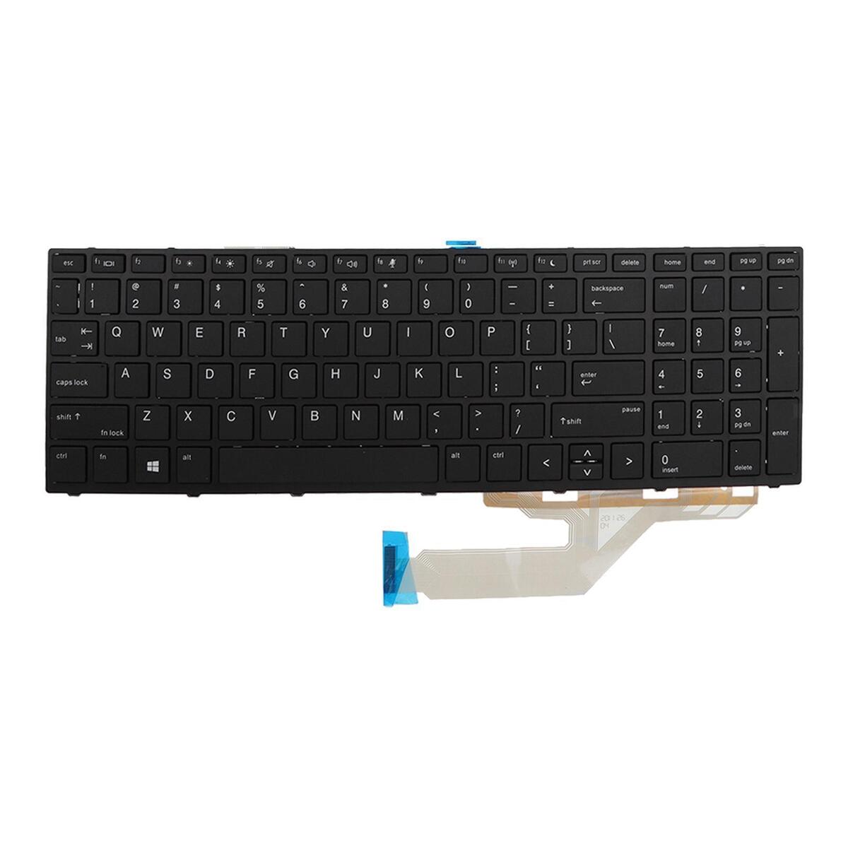 New Replacement US English Keyboard W/Frame for  ProBook 450 G5 470 G5