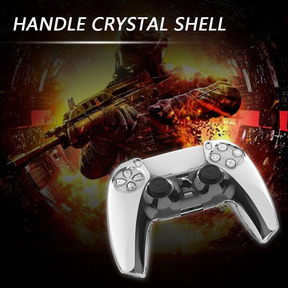 Transparent Gamepad Case Shell for PS5 Controller Joystick Protective Cover