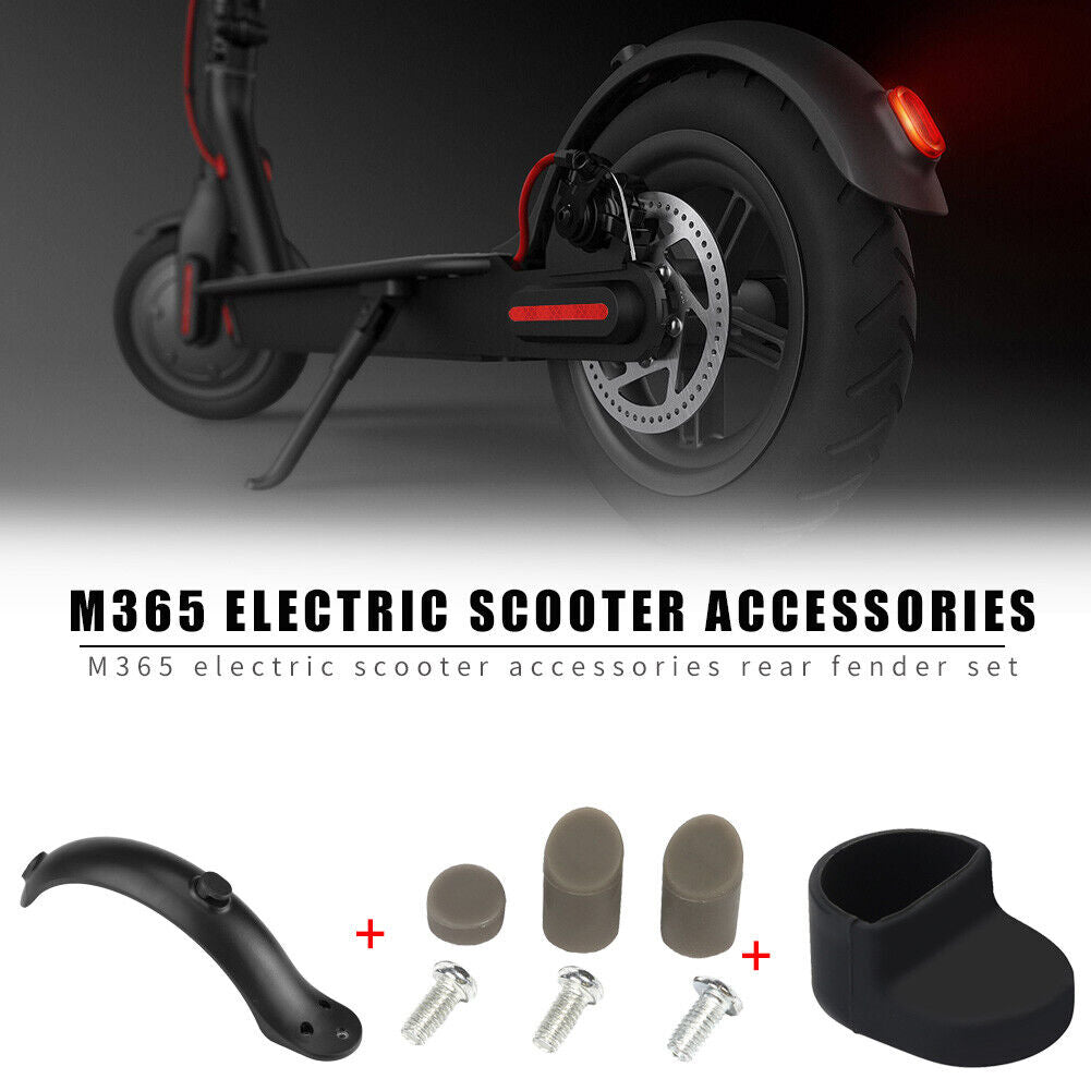 M365 Electric Scooter Parts Back Mudguard Rear Tire Splash Fender Guard Set