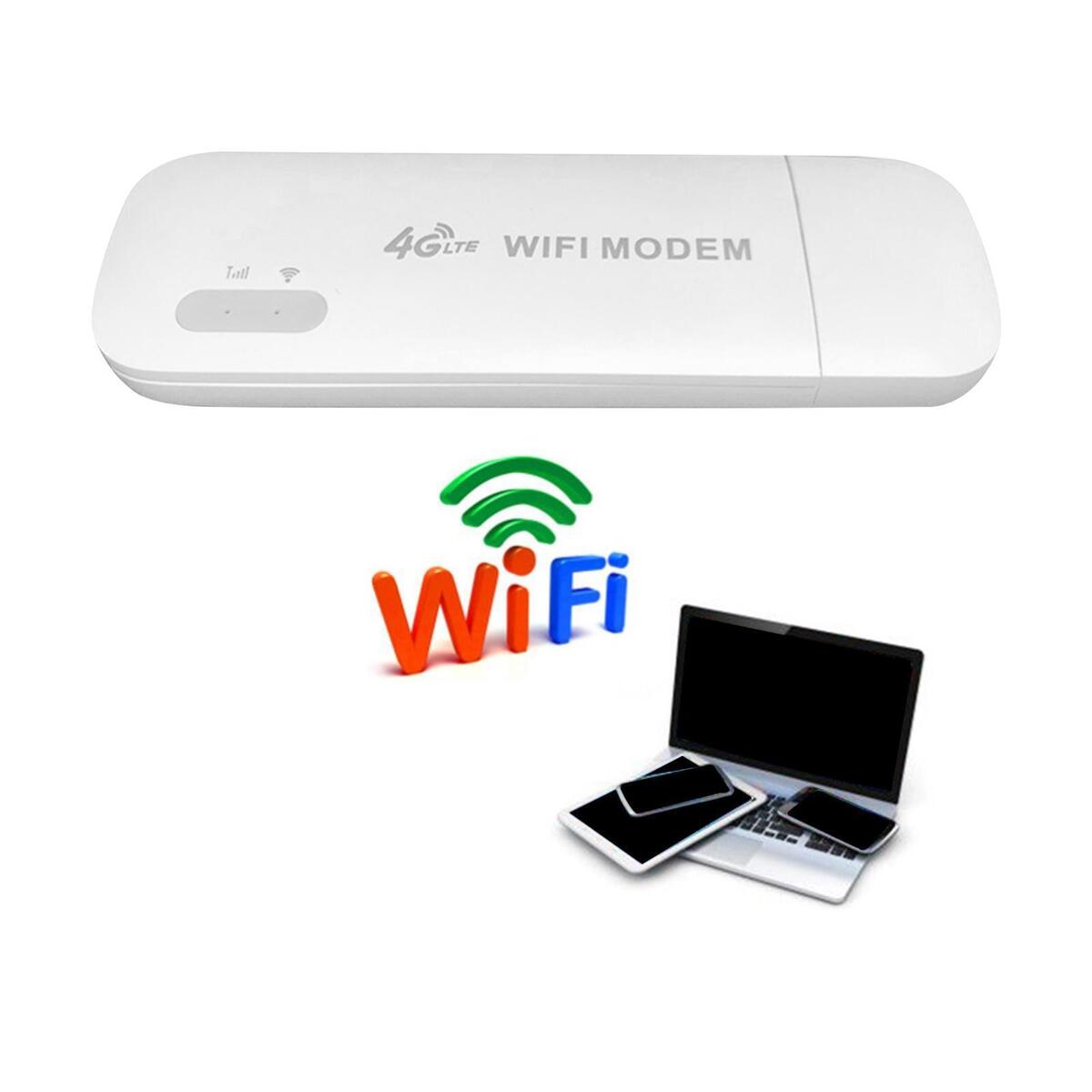 Portable 4G WiFi Router WiFi Dongle 4G Modem High Speed for Indoor Outdoor