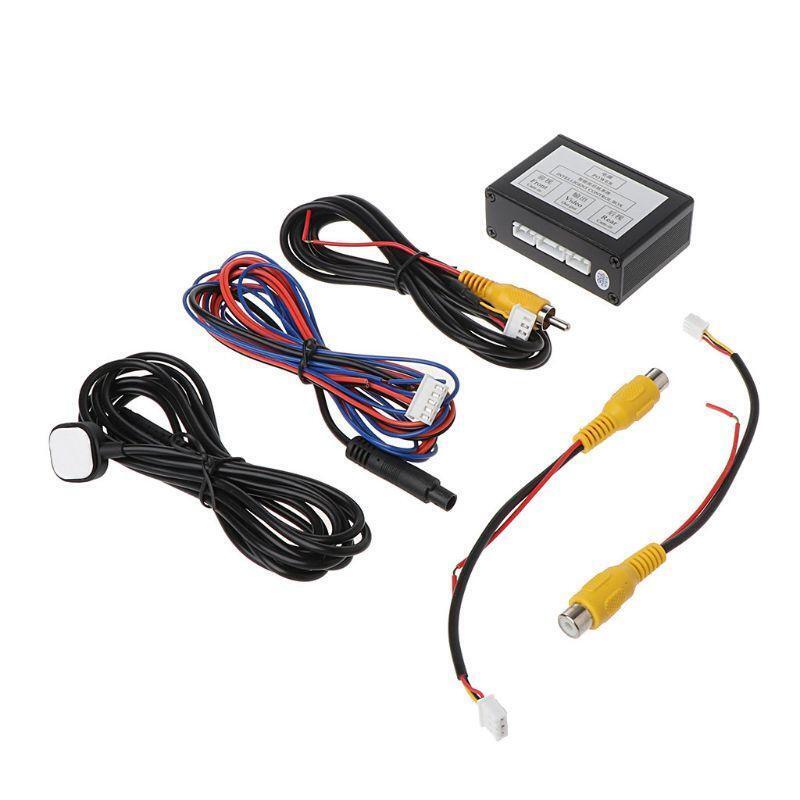 Vehicle Reversing System Two-Way Control Box Front Rear View Channel Converter